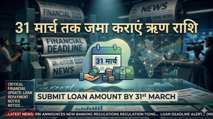 31 मार्च तक ऋण जमा किसान उदयपुर