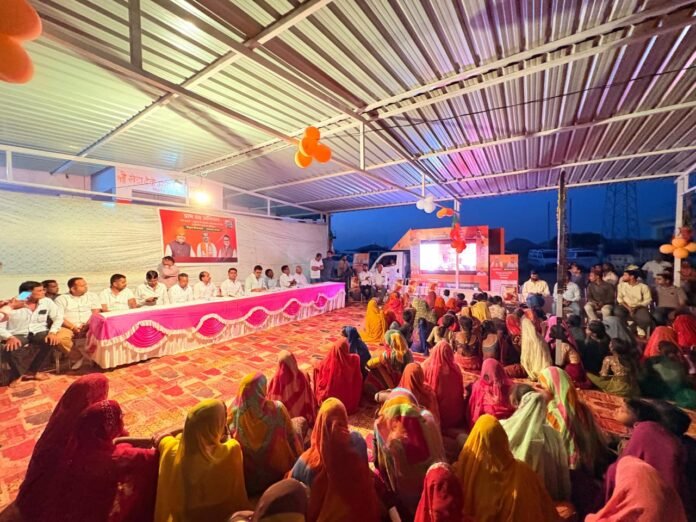 उदयपुर संध्या चौपाल ग्राम रथ
