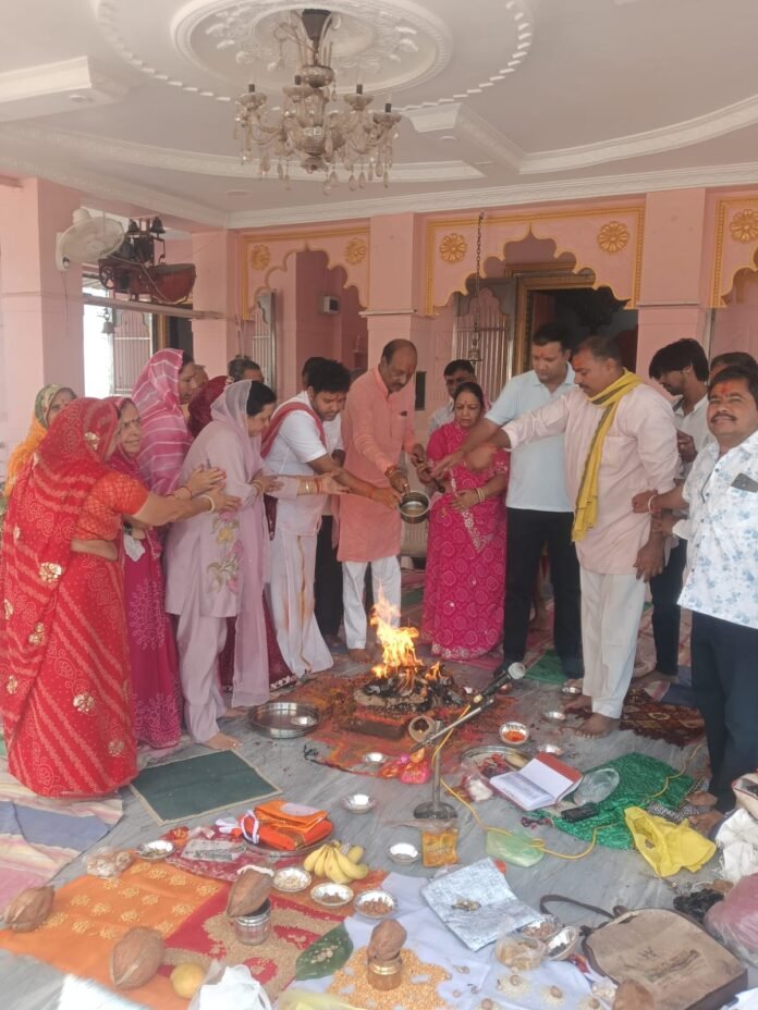 विनायक नगर गणेश मंदिर पाटोत्सव