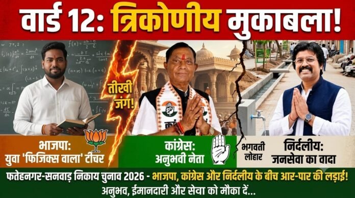 फतेहनगर-सनवाड़ वार्ड 12 चुनाव 2026